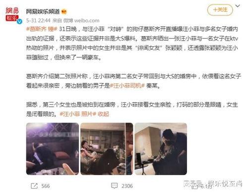 汪女士最新爆料,揭秘娱乐圈惊人内幕